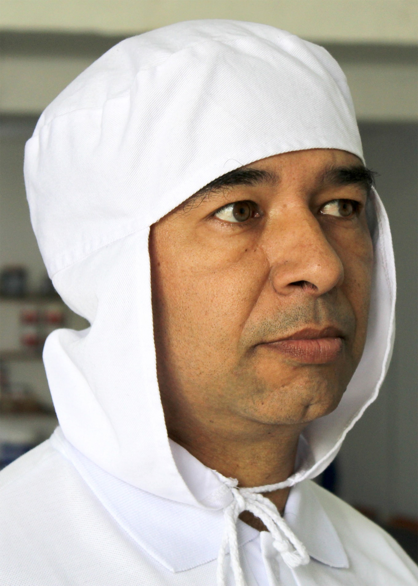 Touca árabe feita em algodão ou tecido sintético para indústria alimentícia